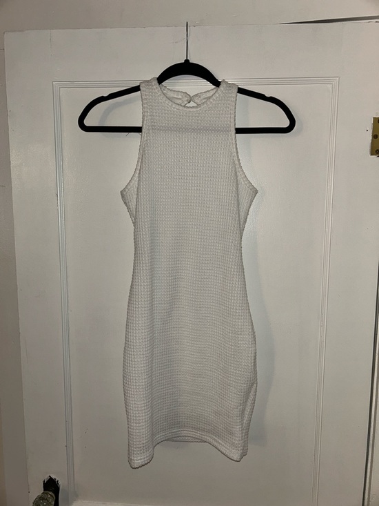 SHEIN Dresses & Skirts - SHEIN White Sleeveless Knit Mini Dress